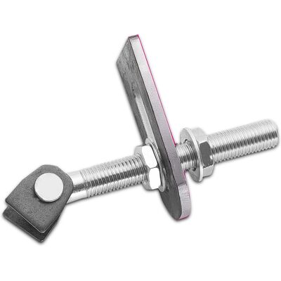 So-tech - 2er Pack - Torscharnier Verstellbar M18 X 185 Mm Mit 2 Anschweißlaschen So-tech - 2er Pack - Torscharnier Verstellbar M18 X 185 Mm Mit 2 Anschweißlaschen