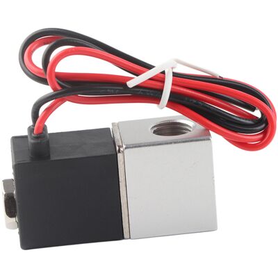 JUTE Schnell Ansprechendes Magnetventil Für Luft, Gas Und Wasser Aus Aluminiumlegierung, 2 Positionen, 2 Wege, 24 V Dc, 1/4"-gewinde. JUTE Schnell Ansprechendes Magnetventil Für Luft, Gas Und Wasser Aus Aluminiumlegierung, 2 Positionen, 2 Wege, 24 V Dc, 1/4"-gewinde.