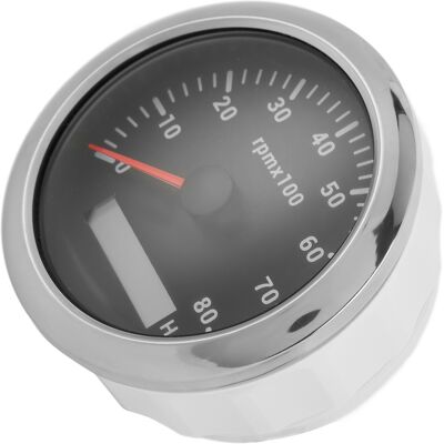 HEAT 85-mm-drehzahlmesser 0–8000 U/min, 7-farbige Hintergrundbeleuchtung, Ip67 Wasserdicht, Zeigeranzeige, Für Boote, Wohnmobile, 9–32 V, Schwarz HEAT 85-mm-drehzahlmesser 0–8000 U/min, 7-farbige Hintergrundbeleuchtung, Ip67 Wasserdicht, Zeigeranzeige, Für Boote, Wohnmobile, 9–32 V, Schwarz