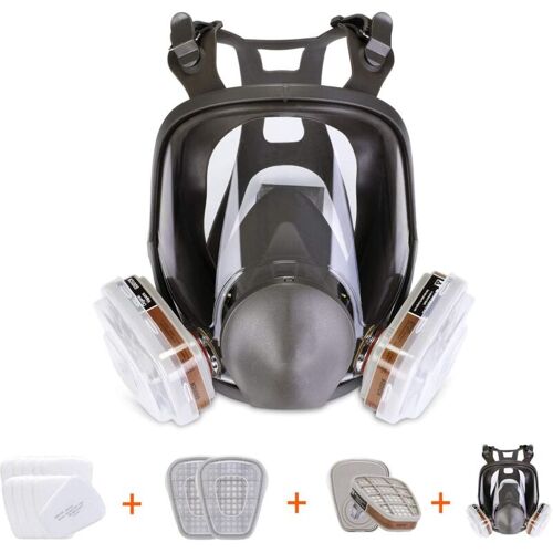 DPZO Gasmaske, Farbmaske mit Filter, Atemschutzmaske gegen organische Dämpfe, Atemschutzmaske, CE-Zertifizierung