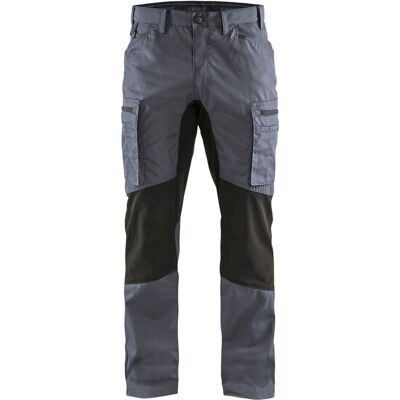 Blaklader - Wartungshose Stretch T.42 - Hellgrau/schwarz - 145918459499-42 Blaklader - Wartungshose Stretch T.42 - Hellgrau/schwarz - 145918459499-42