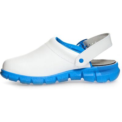 Berufsschuhe Clog Dynamic 7312 Abeba Weiß/blau Gr. 43 Berufsschuhe Clog Dynamic 7312 Abeba Weiß/blau Gr. 43