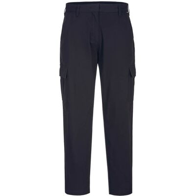 Pantalon Cargo Extensible Pour Femmes Couleur : Noir Taille 48 - Portwest Pantalon Cargo Extensible Pour Femmes Couleur : Noir Taille 48 - Portwest