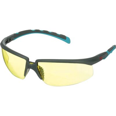 3M Schutzbrille S2003sgaf-bgr-eu En 166, En 170, En 172 Bügel Grau/türkis, Scheibe Gelb Polycarbonat 3M Schutzbrille S2003sgaf-bgr-eu En 166, En 170, En 172 Bügel Grau/türkis, Scheibe Gelb Polycarbonat