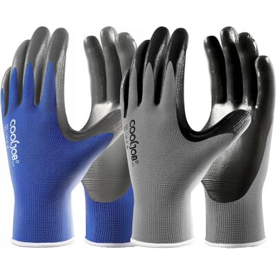 OEM Nitril-arbeitshandschuhe, 10 Paar, Größe S, Blau-grau, Polyester OEM Nitril-arbeitshandschuhe, 10 Paar, Größe S, Blau-grau, Polyester