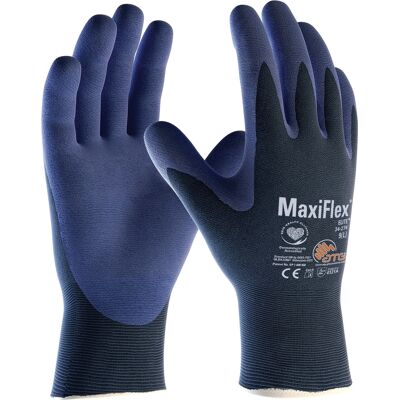 ATG Maxiflex® Elite™ Nylon-strickhandschuhe (34-274), Blau/blau ATG Maxiflex® Elite™ Nylon-strickhandschuhe (34-274), Blau/blau