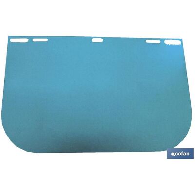 COFAN Klare Acrylvisier - 400x200mm - Schutzvisier COFAN Klare Acrylvisier - 400x200mm - Schutzvisier
