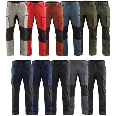 Blaklader - Wartungshose Stretch T.48 - Hellgrau/schwarz - 145918459499-48 Blaklader - Wartungshose Stretch T.48 - Hellgrau/schwarz - 145918459499-48