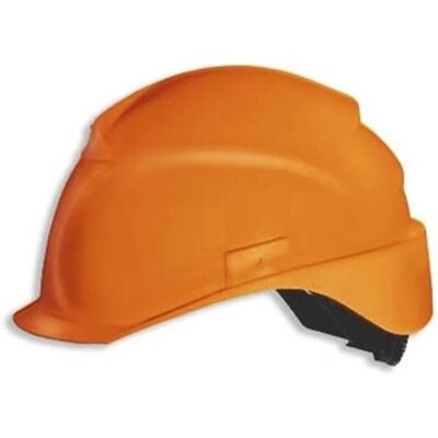 Uvex Airwing B-s-wr Schutzhelm - Belüfteter Arbeitshelm Für Die Baustelle - Blau: Orange Uvex Airwing B-s-wr Schutzhelm - Belüfteter Arbeitshelm Für Die Baustelle - Blau: Orange