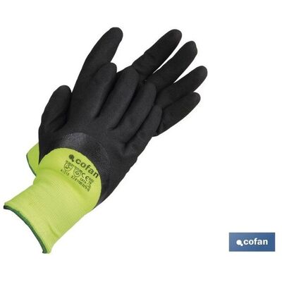 COFAN Mit Nitrilschaum Imprägnierter Schutzhandschuh. Kalter T-10 COFAN Mit Nitrilschaum Imprägnierter Schutzhandschuh. Kalter T-10