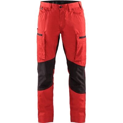 Blaklader - Wartungshose Stretch T.38 - Rot/schwarz - 145918455699-38 Blaklader - Wartungshose Stretch T.38 - Rot/schwarz - 145918455699-38