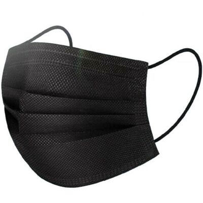 COFI 1453 50x Schutzmaske Mundschutz Einweg Maske Gesichtsmaske 3 Lagig Vliesstoff Schwarz COFI 1453 50x Schutzmaske Mundschutz Einweg Maske Gesichtsmaske 3 Lagig Vliesstoff Schwarz