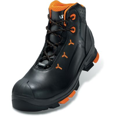 Uvex - 2 Sicherheits-stiefel Gr.43 W11 S3l Esd Sr Schwarz/orange 6503.2 Uvex - 2 Sicherheits-stiefel Gr.43 W11 S3l Esd Sr Schwarz/orange 6503.2