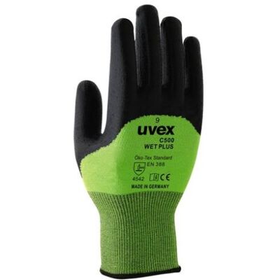 C500 Wet Plus 6049610 Schnittschutzhandschuh Größe (handschuhe): 10 En 388 1 Paar - Uvex C500 Wet Plus 6049610 Schnittschutzhandschuh Größe (handschuhe): 10 En 388 1 Paar - Uvex
