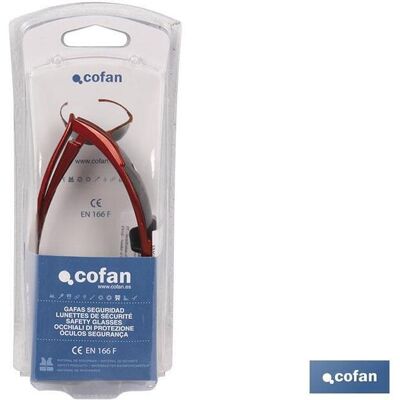 COFAN Sicherheitsschutzbrille Impact UV Fumè COFAN Sicherheitsschutzbrille Impact UV Fumè