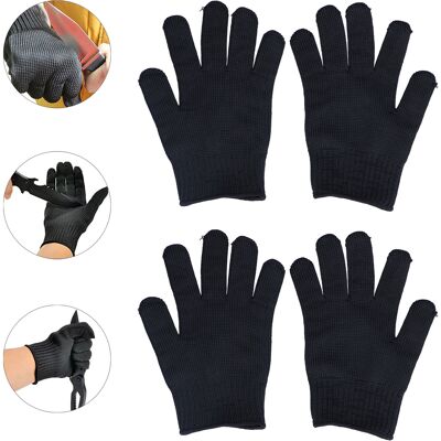 JUTE 2 Paar Schutzhandschuhe Der Schutzklasse 5, Stahldrahtverstärkt, Schnitt-, Stich-, Abriebfest, Selbstverteidigungshandschuhe, Verstärkte Messersichere Handschuhe JUTE 2 Paar Schutzhandschuhe Der Schutzklasse 5, Stahldrahtverstärkt, Schnitt-, Stich-, Abriebfest, Selbstverteidigungshandschuhe, Verstärkte Messersichere Handschuhe