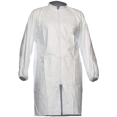 DUPONT Gr .s (46/48) Tyvek® 500 Laborkittel Weiß Tyvek 500 Labcoat DUPONT Gr .s (46/48) Tyvek® 500 Laborkittel Weiß Tyvek 500 Labcoat