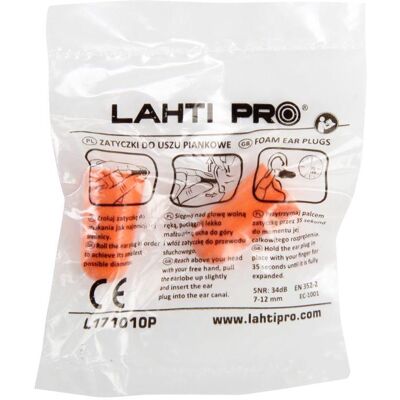 BRICOLINE Lahti-pro L171010d Konische Schaumstoff-ohrstöpsel 200 Paare BRICOLINE Lahti-pro L171010d Konische Schaumstoff-ohrstöpsel 200 Paare