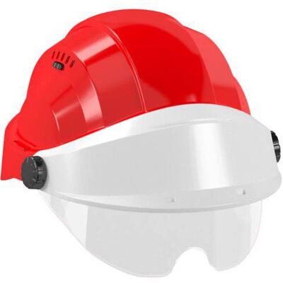Helm 'orizon' Rot Weisses Visier Mit Brille Taliaplast 563761 Helm 'orizon' Rot Weisses Visier Mit Brille Taliaplast 563761