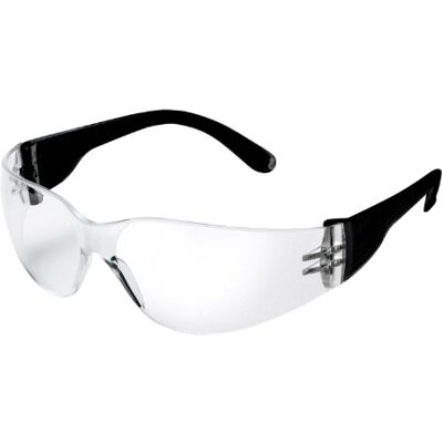 Schutzbrille Farblos Schwarz & Elmag Logo Schutzbrille Farblos Schwarz & Elmag Logo