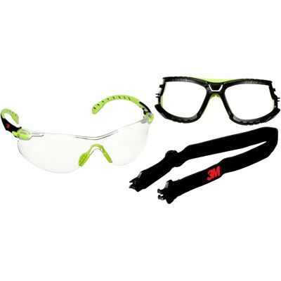 Solus S1201sgaf-tskt Schutzbrille Mit Antibeschlag-schutz Grün, Schwarz - 3m Solus S1201sgaf-tskt Schutzbrille Mit Antibeschlag-schutz Grün, Schwarz - 3m