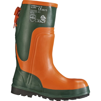 FP Gr .39 Ulme Waldarbeiterstiefel Grün Ulme Forest Saw Protection Boots FP Gr .39 Ulme Waldarbeiterstiefel Grün Ulme Forest Saw Protection Boots