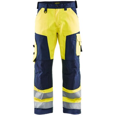 Blaklader - Blakläder Warnschutz-bundhose, Gelb / Marineblau, Konfektionsgröße 60 Blaklader - Blakläder Warnschutz-bundhose, Gelb / Marineblau, Konfektionsgröße 60
