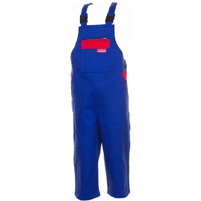 Kinder-latzhose Kornblau/mittelrot 134/140 - Planam Kinder-latzhose Kornblau/mittelrot 134/140 - Planam