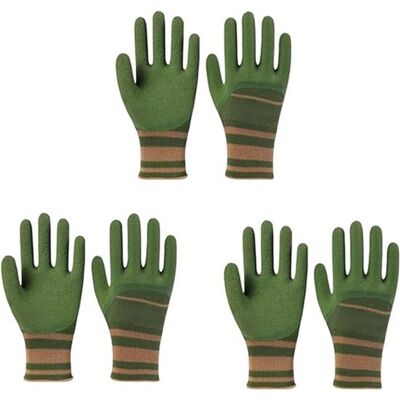 OEM 3 Paar Gartenhandschuhe Arbeitshandschuhe Strickhandschuhe Unisex Für Garten Hof Bauarbeiten Und Andere Arbeiten Im Freien Einheitsgröße Grün OEM 3 Paar Gartenhandschuhe Arbeitshandschuhe Strickhandschuhe Unisex Für Garten Hof Bauarbeiten Und Andere Arbeiten Im Freien Einheitsgröße Grün