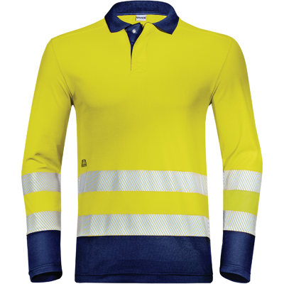 Uvex Suxxeed Construction Herren-arbeitsshirt - Gelbe Männer-langarm-poloshirt: 5xl Uvex Suxxeed Construction Herren-arbeitsshirt - Gelbe Männer-langarm-poloshirt: 5xl