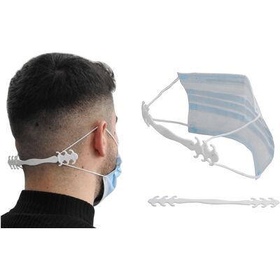 COFI 1453 10x Maskenhalter Für Schutzmaske Mundschutz Behelfsmaske Ohrenschoner Nackenband COFI 1453 10x Maskenhalter Für Schutzmaske Mundschutz Behelfsmaske Ohrenschoner Nackenband