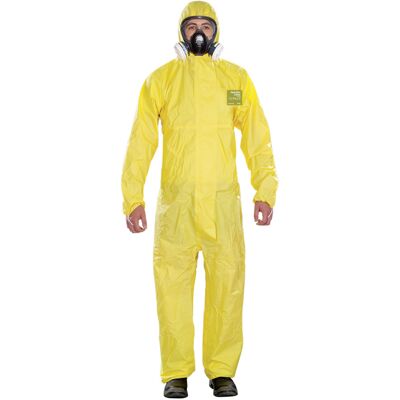Yy23t-00132-05 Alphatec® 2300 Plus - Modell 132 Chemikalienschutz, Gelb, Xl Kleider-größe: X - Ansell Yy23t-00132-05 Alphatec® 2300 Plus - Modell 132 Chemikalienschutz, Gelb, Xl Kleider-größe: X - Ansell