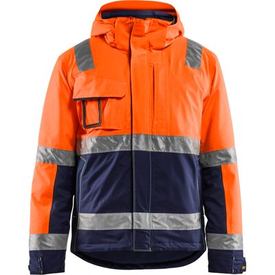 BLAKLADER Blakläder Warnschutz Winterjacke, Orange / Marineblau, Unisex-größe: Xl BLAKLADER Blakläder Warnschutz Winterjacke, Orange / Marineblau, Unisex-größe: Xl