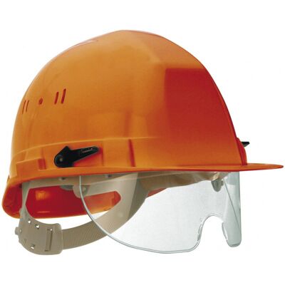 Taliaplast - Polyethylen-helm Mit Drehrad Und Integrierter Brille Visiocéanic Orange-564825 Taliaplast - Polyethylen-helm Mit Drehrad Und Integrierter Brille Visiocéanic Orange-564825