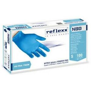 Refle - 100pcs n80b ultradünne nitril-handschuhe