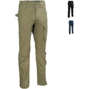 Arbeitshose Slim Fit atmungsaktiv 100% Baumwolle 60 Khaki - Beige - Cofra