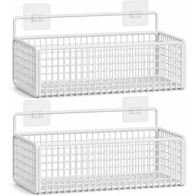 OEM Badezimmer-wandregal 2 Weiß Ohne Bohren 26 Cm OEM Badezimmer-wandregal 2 Weiß Ohne Bohren 26 Cm