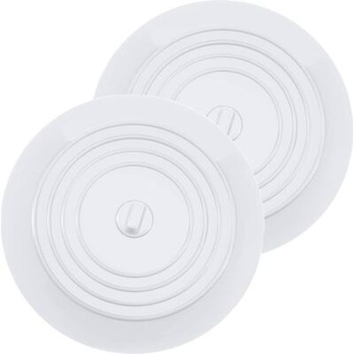 OEM Silikon-badewannenstöpsel, Küchenspülenstöpsel, 15,3 Cm Durchmesser, Für Küchen, Badezimmer Und Waschküchen, Abflussstopfen (2 Stück, Weiß) OEM Silikon-badewannenstöpsel, Küchenspülenstöpsel, 15,3 Cm Durchmesser, Für Küchen, Badezimmer Und Waschküchen, Abflussstopfen (2 Stück, Weiß)
