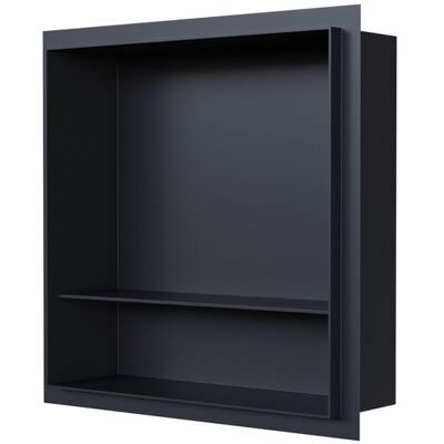 Wandnische Bernstein Nt303010x Edelstahl Randlos 30x30x10cm Mit Ablagefach Schwarz Wandnische Bernstein Nt303010x Edelstahl Randlos 30x30x10cm Mit Ablagefach Schwarz