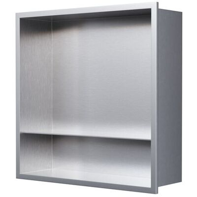 Wandnische Bernstein Nt303010x Edelstahl 30x30x10cm Mit Ablagefach Edelstahl Gebürstet Wandnische Bernstein Nt303010x Edelstahl 30x30x10cm Mit Ablagefach Edelstahl Gebürstet