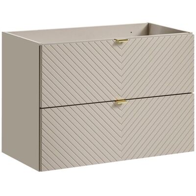 OEM Viva Cashmere - 80 Cm Waschtischunterschrank Mit 2 Schubladen OEM Viva Cashmere - 80 Cm Waschtischunterschrank Mit 2 Schubladen