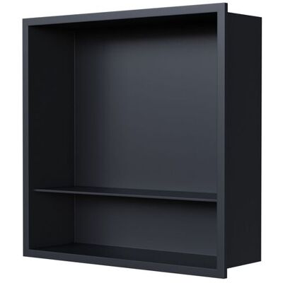 Wandnische Bernstein Nt303010x Edelstahl 30x30x10cm Mit Ablagefach Schwarz Wandnische Bernstein Nt303010x Edelstahl 30x30x10cm Mit Ablagefach Schwarz