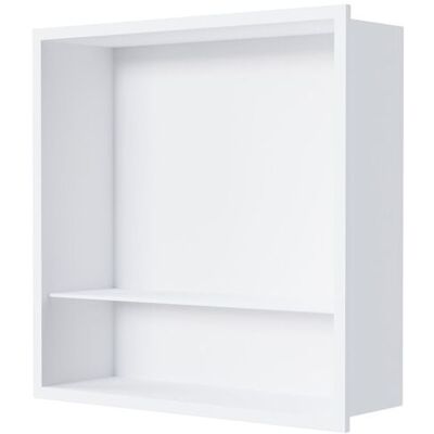 Wandnische Bernstein Nt303010x Edelstahl 30x30x10cm Mit Ablagefach Weiß Wandnische Bernstein Nt303010x Edelstahl 30x30x10cm Mit Ablagefach Weiß