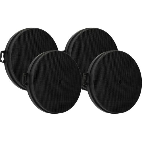 4x Aktivkohlefilter kompatibel mit Whirlpool 208178846610PRF0001, 208178846612PRF0003, 208178846613PRF0005 Dunstabzugshaube - 21 cm - Vhbw