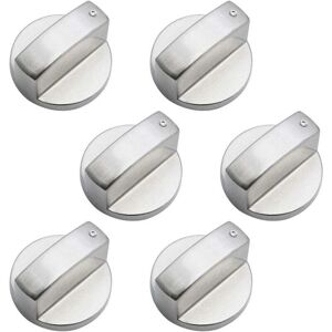 MEMKEY 6 Stück Universal-bedienknöpfe Aus Metall, Gasherd-knopf, 6 Mm Universal-bedienknöpfe, Herdknopf Für Gasherd, Herd, Backofen, Kochfeld MEMKEY 6 Stück Universal-bedienknöpfe Aus Metall, Gasherd-knopf, 6 Mm Universal-bedienknöpfe, Herdknopf Für Gasherd, Herd, Backofen, Kochfeld