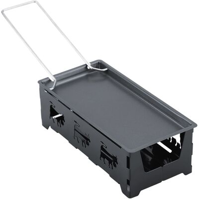 HEAT Set Mit 2 Antihaftbeschichteten Racletteplatten, Grillplatte, Küchenhelfer Für Backofen Und Herd, Zubehör Für Den Heimischen Drehspieß HEAT Set Mit 2 Antihaftbeschichteten Racletteplatten, Grillplatte, Küchenhelfer Für Backofen Und Herd, Zubehör Für Den Heimischen Drehspieß