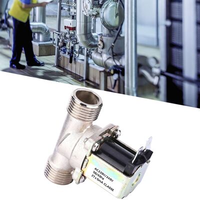 HEAT Ac220/240v G1/2 Nc Elektrisches Magnetventil Aus Messing, Normalerweise Geschlossen, Wassereinlassventil HEAT Ac220/240v G1/2 Nc Elektrisches Magnetventil Aus Messing, Normalerweise Geschlossen, Wassereinlassventil