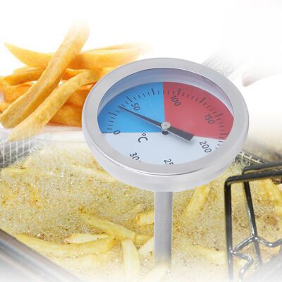 HEAT Tsbx500 0300℃ Edelstahl-thermometer Tischthermometer Für Backofen, Grill Und Bbq HEAT Tsbx500 0300℃ Edelstahl-thermometer Tischthermometer Für Backofen, Grill Und Bbq