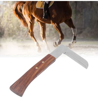 JUTE Spezielles Klauenpflegemesser Mit Holzgriff Für Die Viehzucht, Einschneidiges Klauenpflegewerkzeug Für Linkshänder. JUTE Spezielles Klauenpflegemesser Mit Holzgriff Für Die Viehzucht, Einschneidiges Klauenpflegewerkzeug Für Linkshänder.