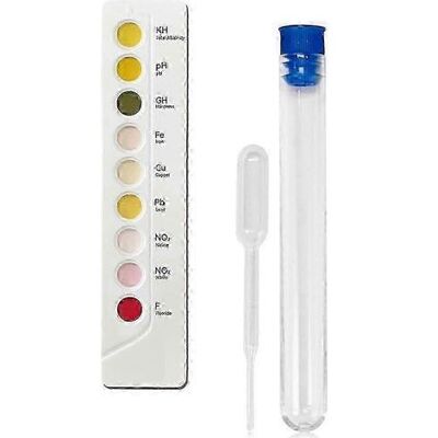 OEM Kit D'Analyse D'Eau Potable 9 En 1 (ph/kh/gh/fe/cu/pb/no3/no2/f) - Testeur De Ph Et De Chlore Pour L'Analyse Chimique De L'Eau OEM Kit D'Analyse D'Eau Potable 9 En 1 (ph/kh/gh/fe/cu/pb/no3/no2/f) - Testeur De Ph Et De Chlore Pour L'Analyse Chimique De L'Eau